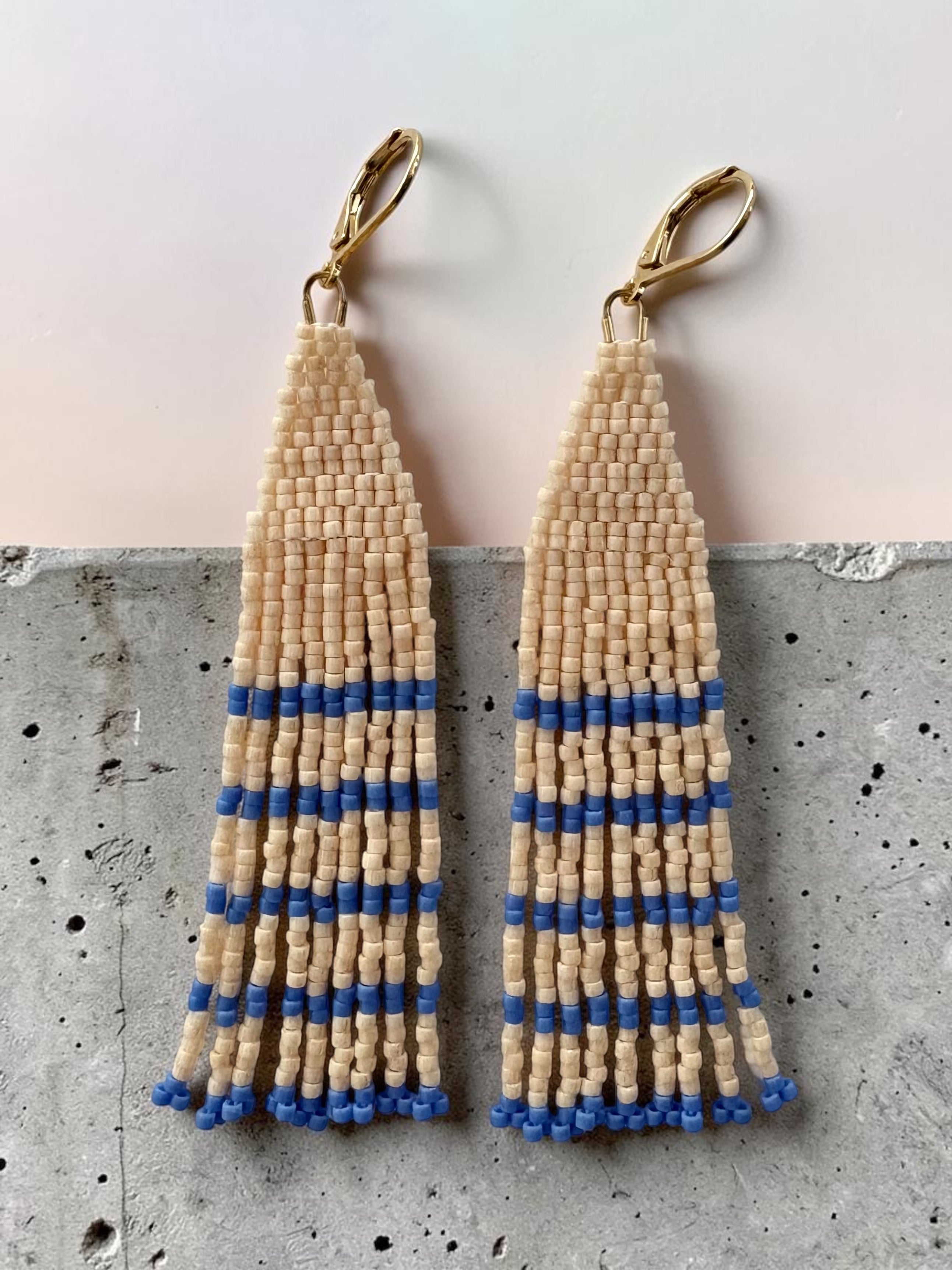 Beach fringes earrings