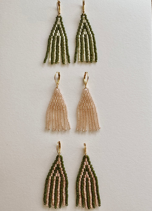Crystal Tassel Earrings
