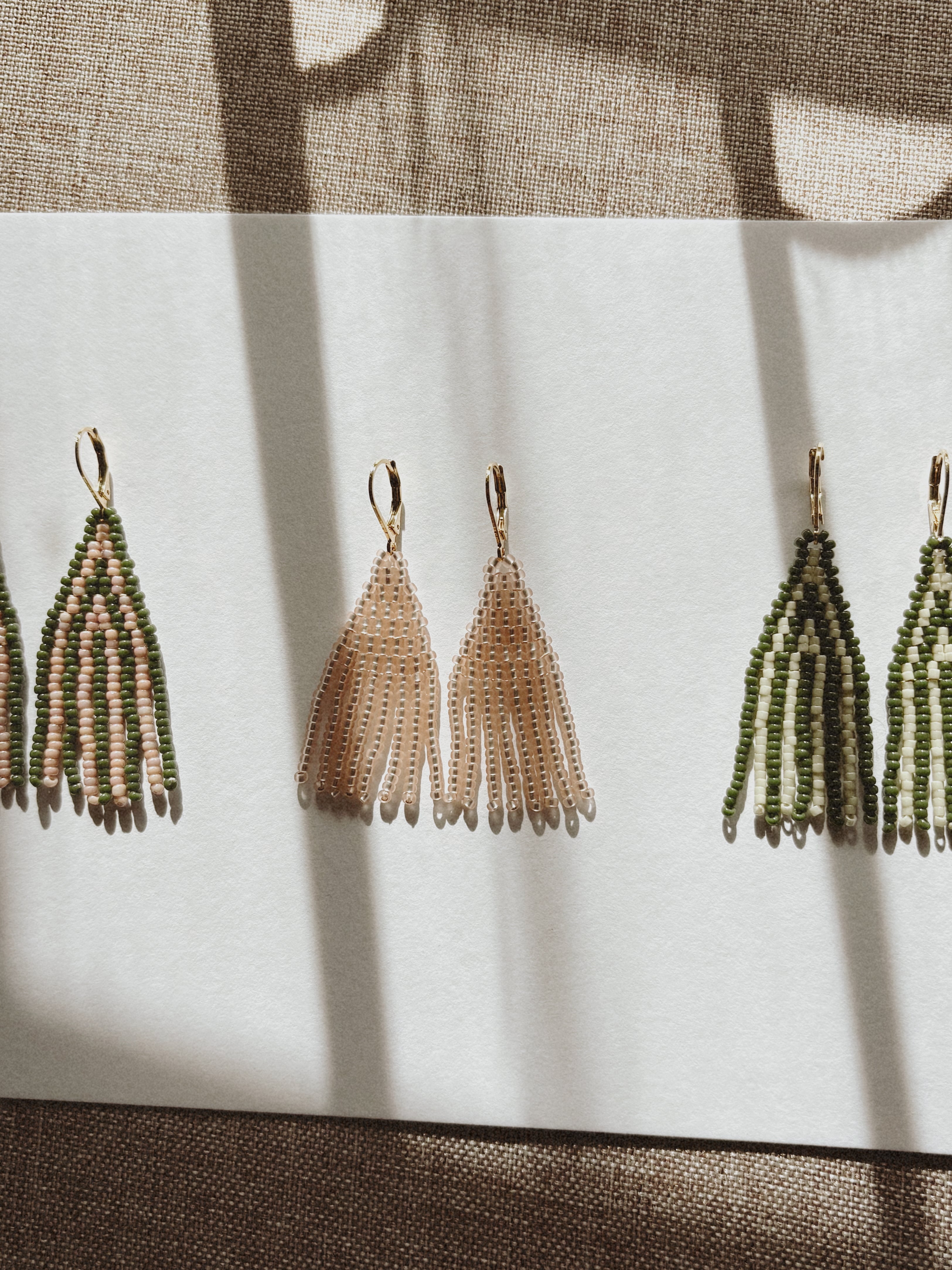 Moss & Blush Tassel