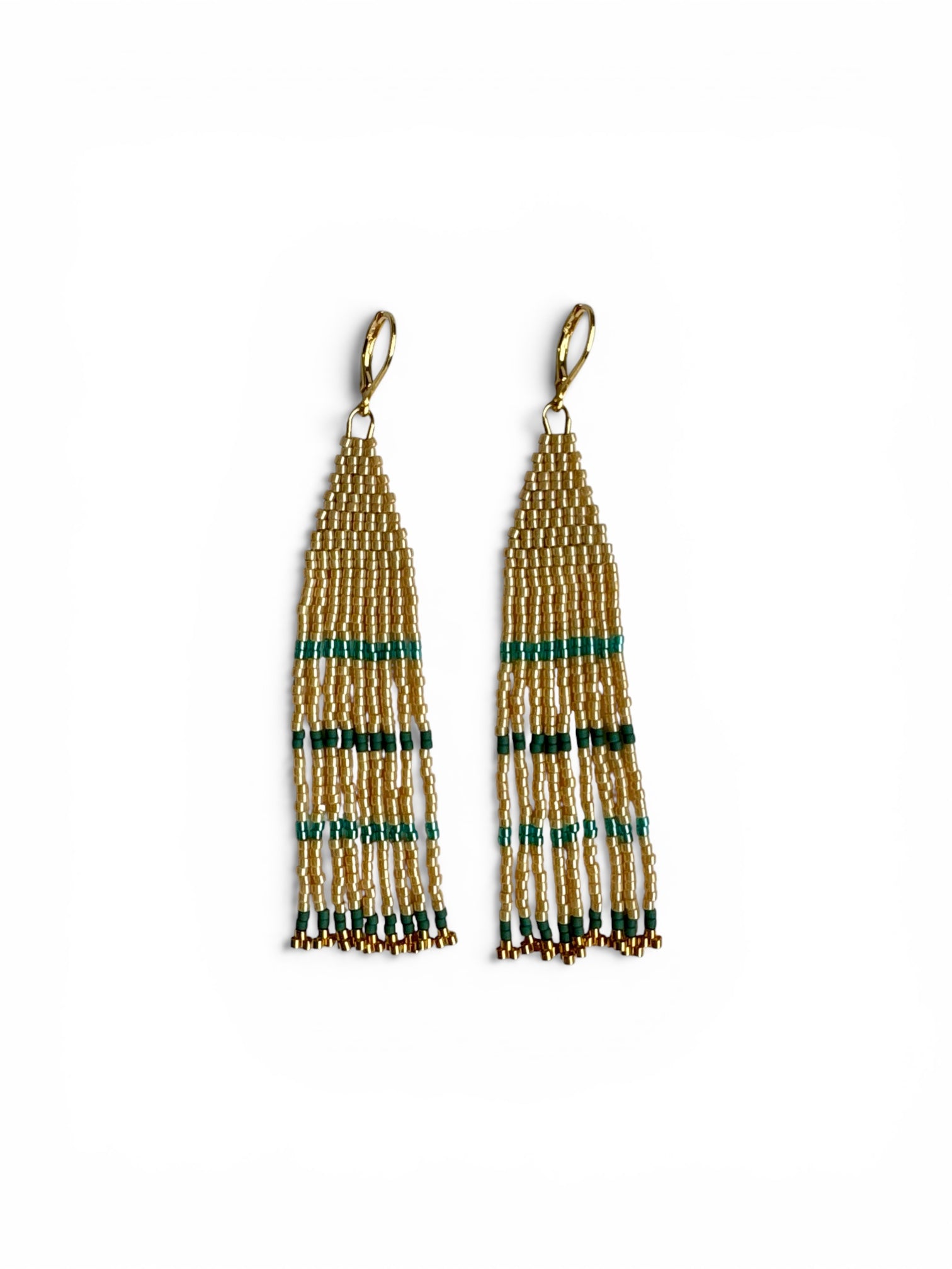 Sahara Stripe Fringe Earrings