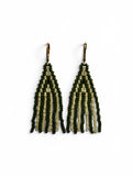 Olive Tassel Earrings