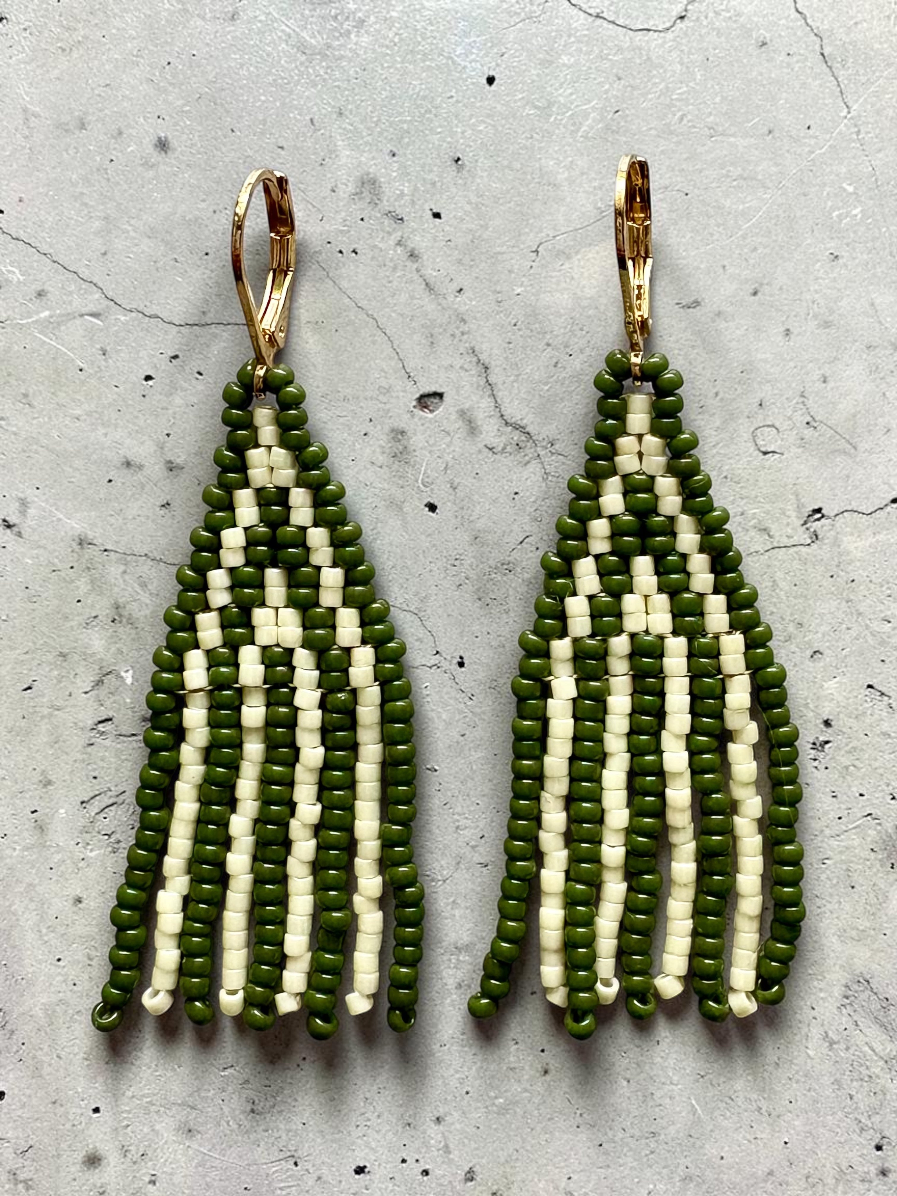 Forest Tassel Earrings