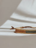 Earth Line Olive Bracelet