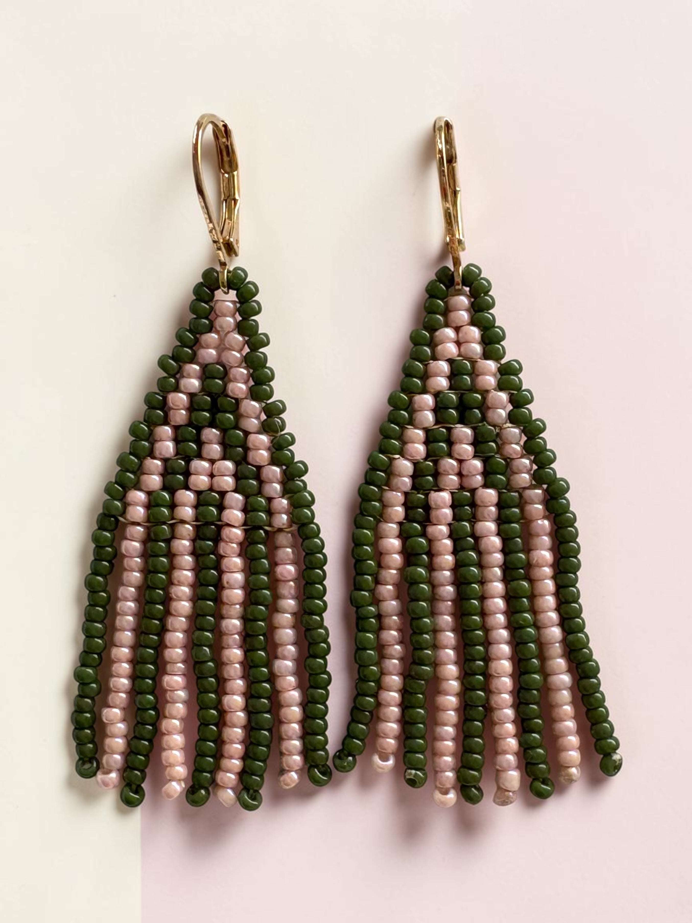 Moss & Blush Tassel