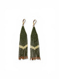 Miyuki Fringe · Olive & Gold