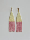 Lemonade and Rose Earrings