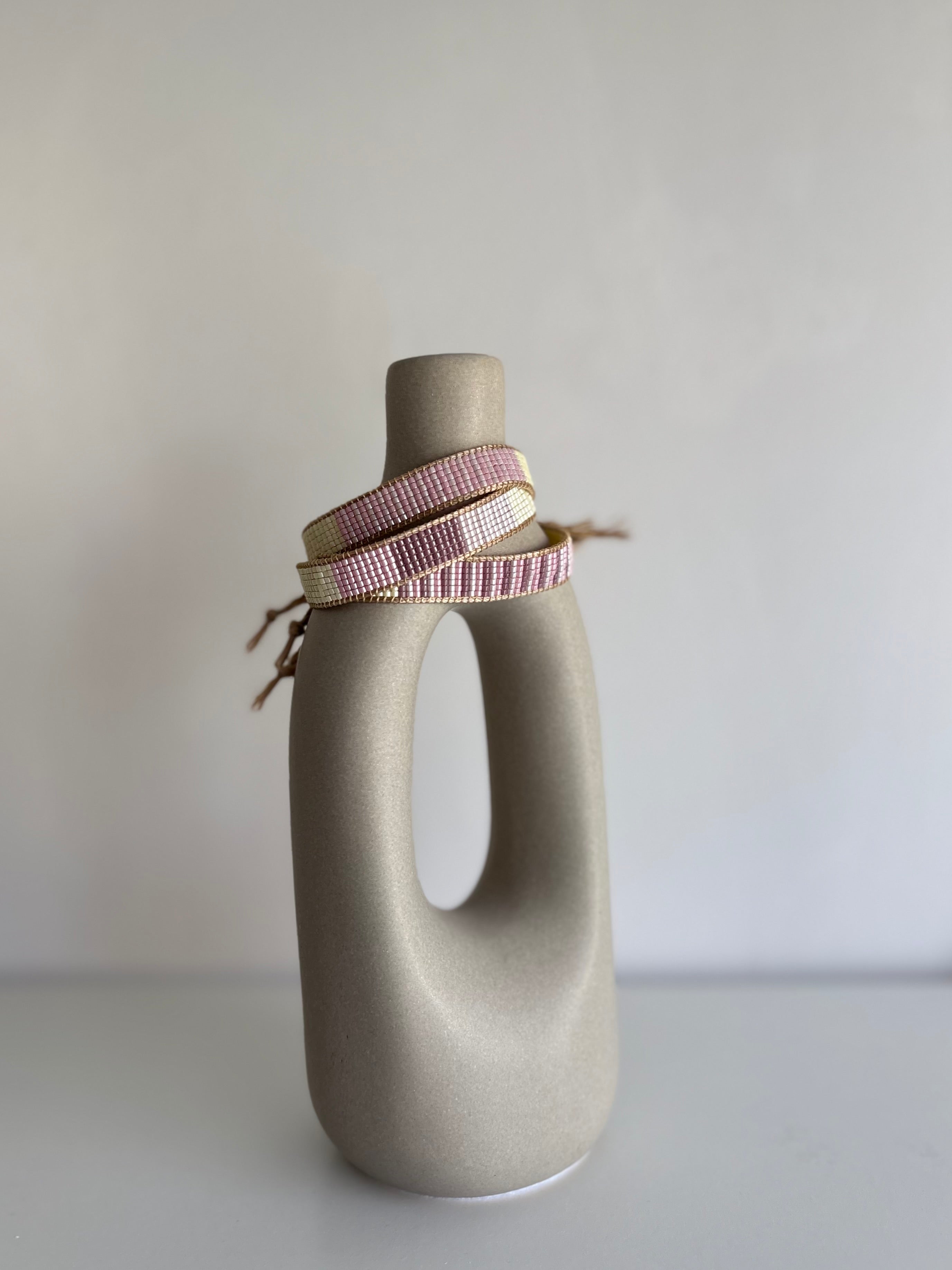 Soft Rose Sand Line Bracelet